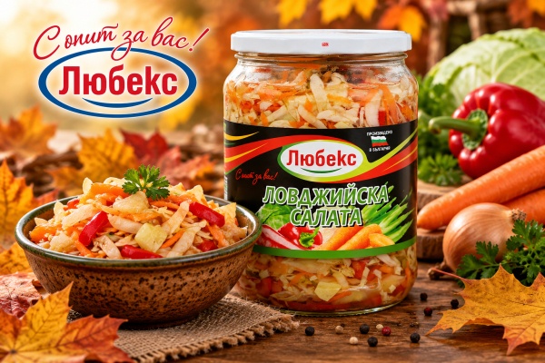Ловджийска салата „Любекс“ – цветовете на есента, събрани в буркан!