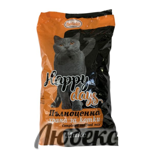 Храна за котки Happy Days 0,500кг Микс 
