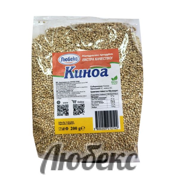 КИНОА 0,200 КГ ЛЮБЕКС