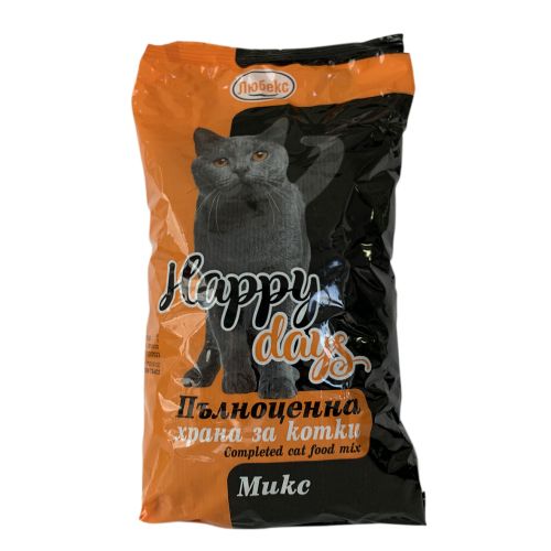 Храна за котки Happy Days 0,500кг Микс 
