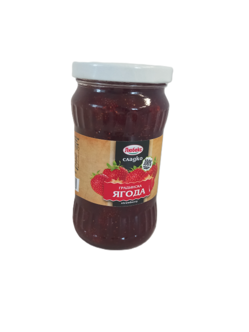 СЛАДКО ГРАДИНСКА ЯГОДА 0.370КГ ЛЮБЕКС