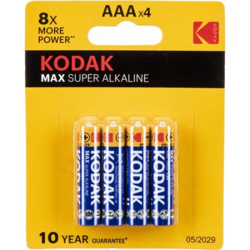 АЛКАЛНА БАТЕРИЯ KODAK MAX R03/AAA 1.5V 4 бр. в опаковка