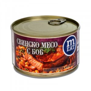 СВИНСКО МЕСО С БОБ 0.410КГ МАРАЙДА