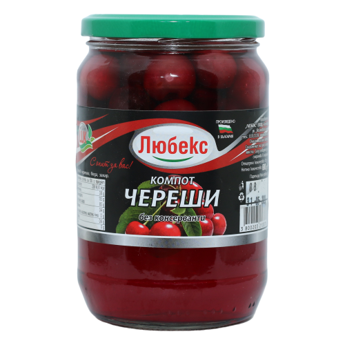 Компот череши Любекс 0,680гр
