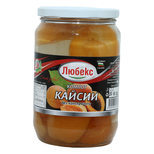 Компот кайсии Любекс 0,680гр