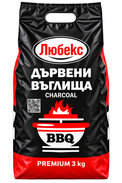 Дървени въглища Любекс 3кг
